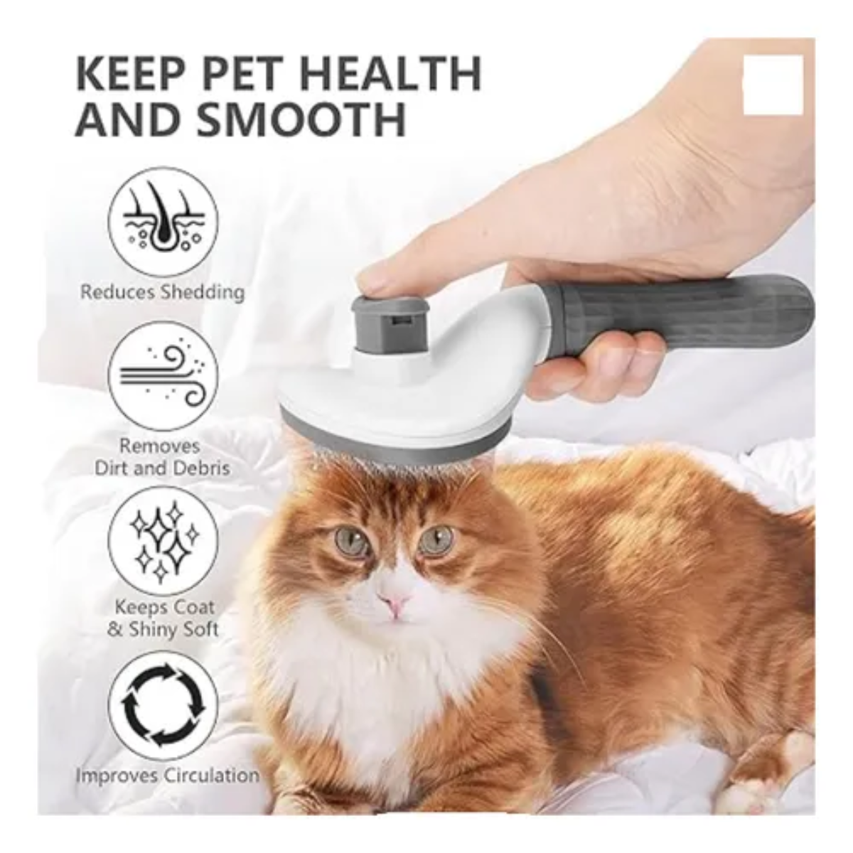 Cepillo Removedor Pelusa Para Mascotas